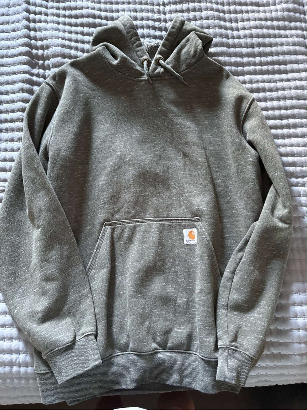 Carhartt Grayish Green Hooded Sweatshirt